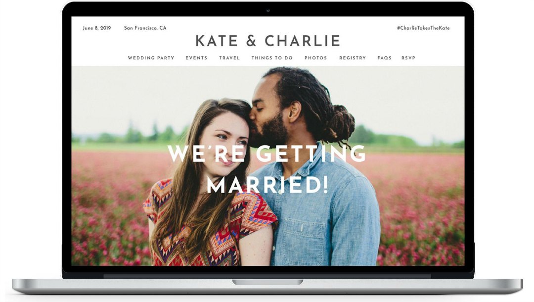 Personal Wedding Website for a Big Day