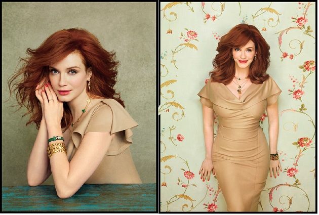 Christina Hendricks Covers Lucky Magazine Classy Outfit Ideas What To Wear Shopping Tips