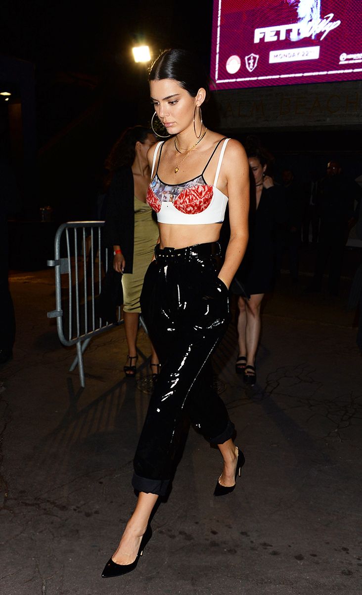 kendall jenner edgy outfit style