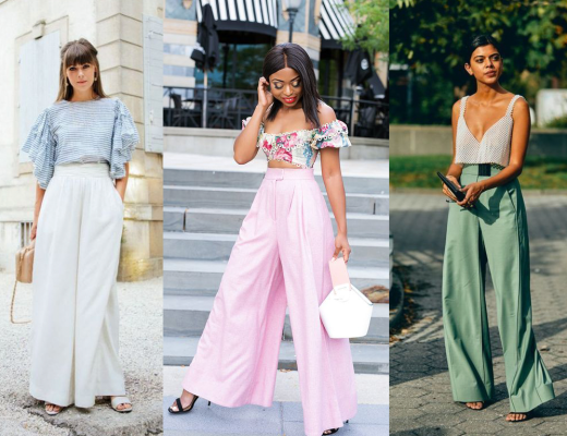 how to wear the wide leg pants trend