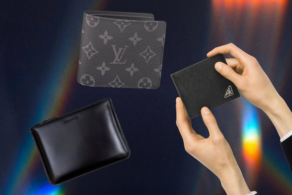 luxury leather mans wallets