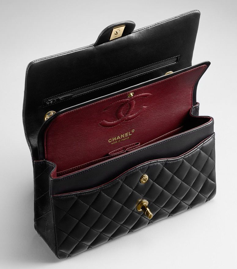 best designer handbags chanel classic flap inside