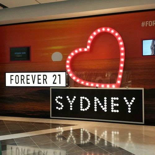 Forever 21 opens in Sydney at Macquarie Centre