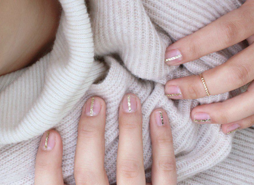 Gold nail trends 2016