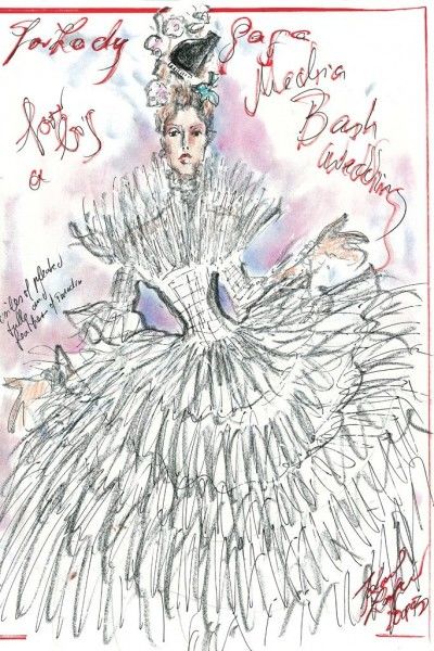 Take A Peek At Designer Sketches For Lady Gaga's Wedding - Breakfast ...