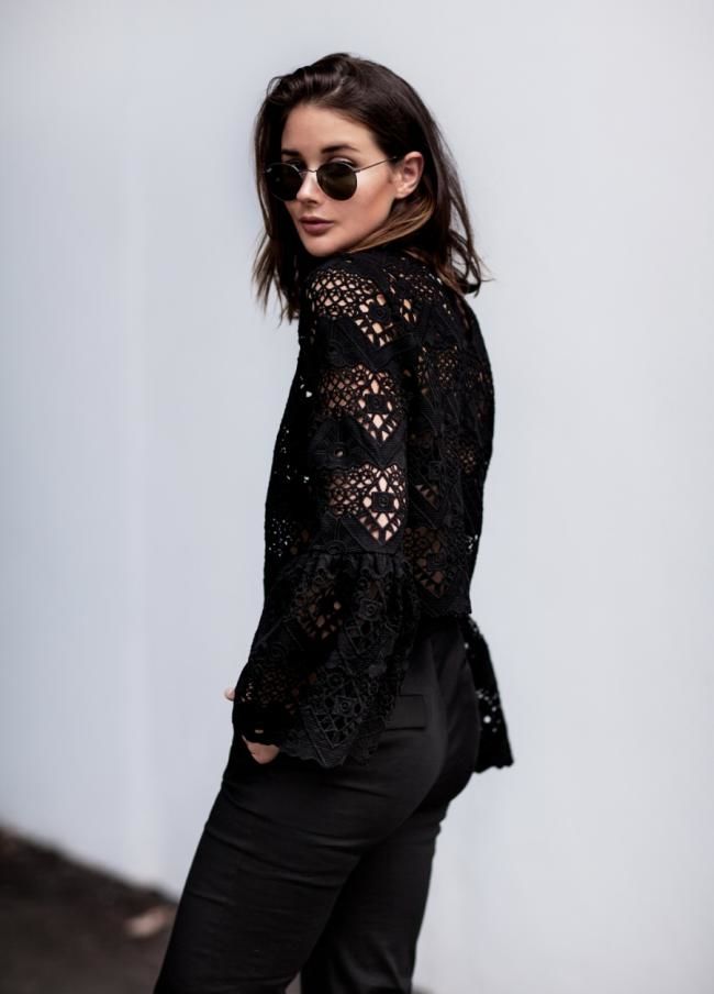 how to wear lace in winter