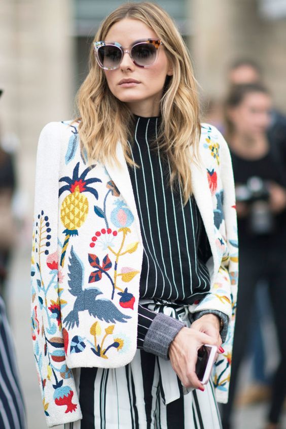 embroidery trend street style olivia palermo