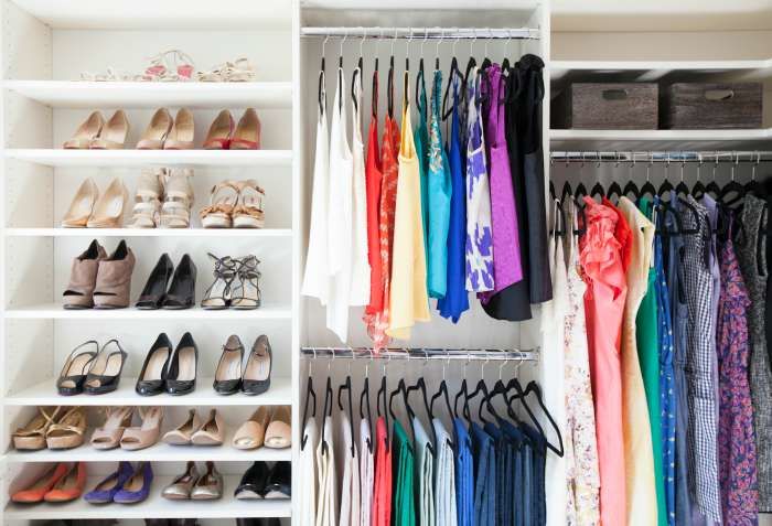 how to shop your wardrobe - wardrobe organisation