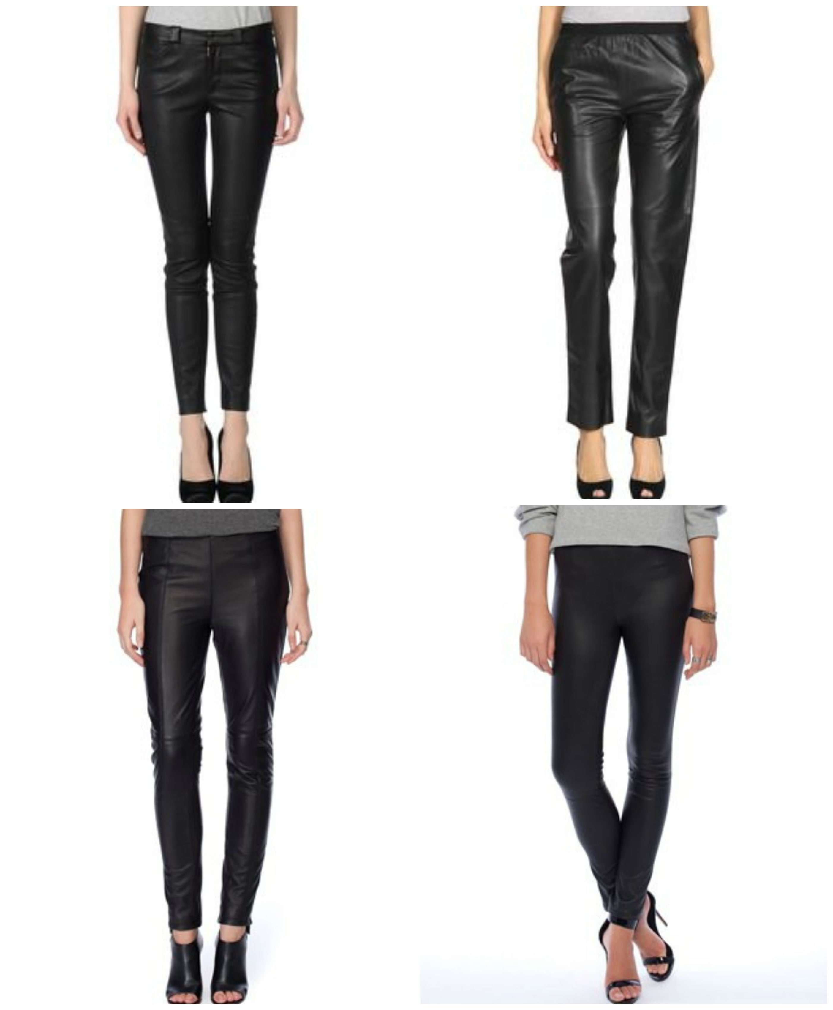 Shopping Post: 9 Of The Best Black Leather Pants